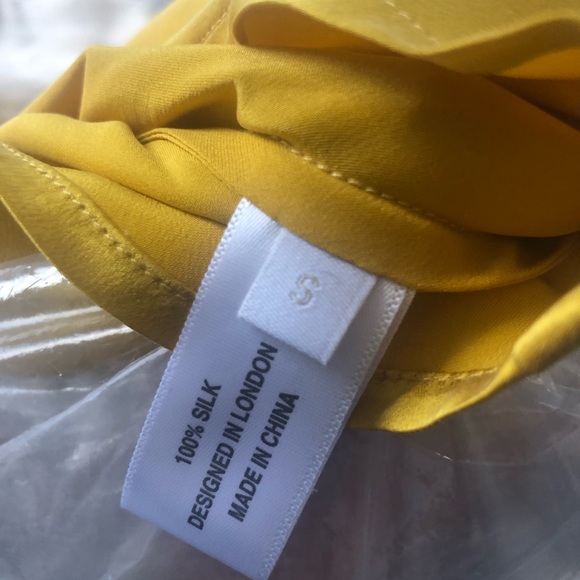 Asceno Bordeaux dress in Mimosa yellow - Picture 6 of 6